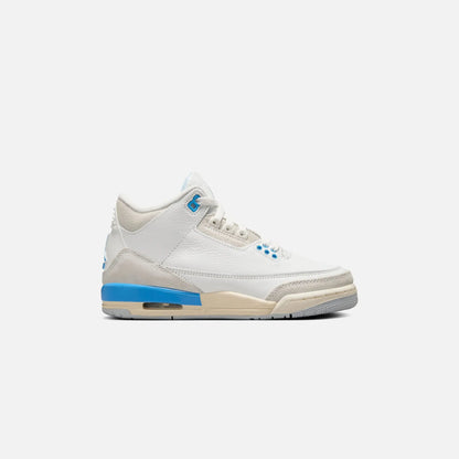 Jordan GS Air Jordan 3 Retro - Summit White / Hydrogen Blue / Legend Blue Nahid