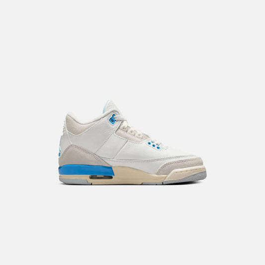 Jordan GS Air Jordan 3 Retro - Summit White / Hydrogen Blue / Legend Blue Nahid