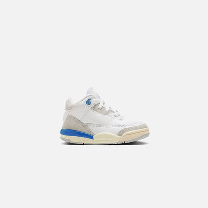 Jordan TD Air Jordan 3 Retro - Summit White / Hydrogen Blue Leg Nahid