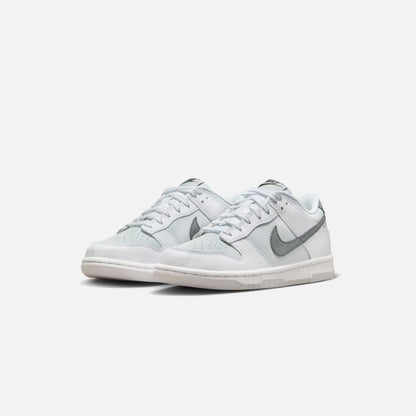 Nike GS Dunk Low - White / Smoke Grey / Pure Platinum