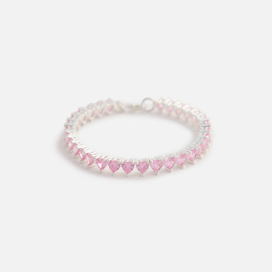 Crystal Haze Be My Valentine Bracelet - Pink