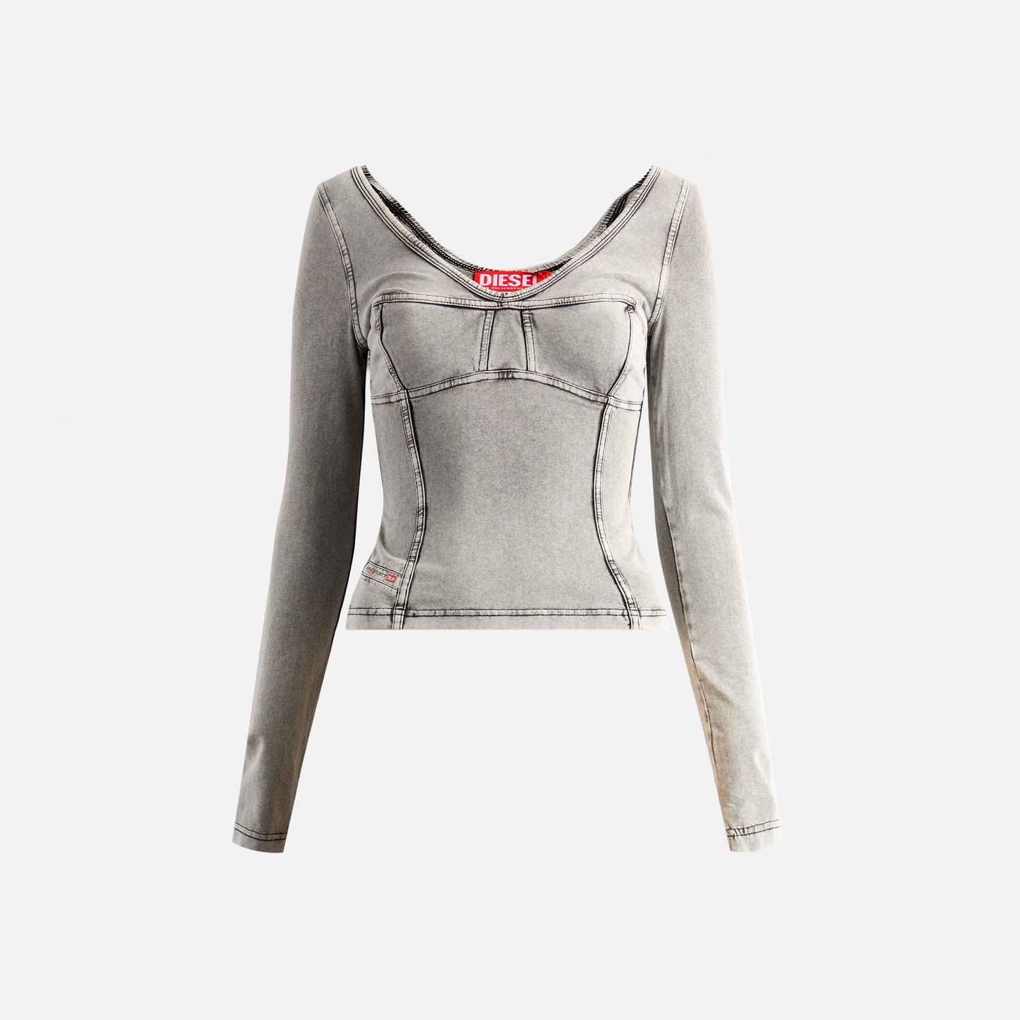 Diesel T-Elin Top - Washed Grey