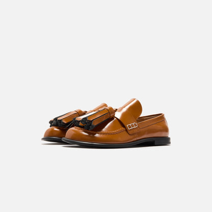 JW Anderson Tassel Loafer Mules - Tan