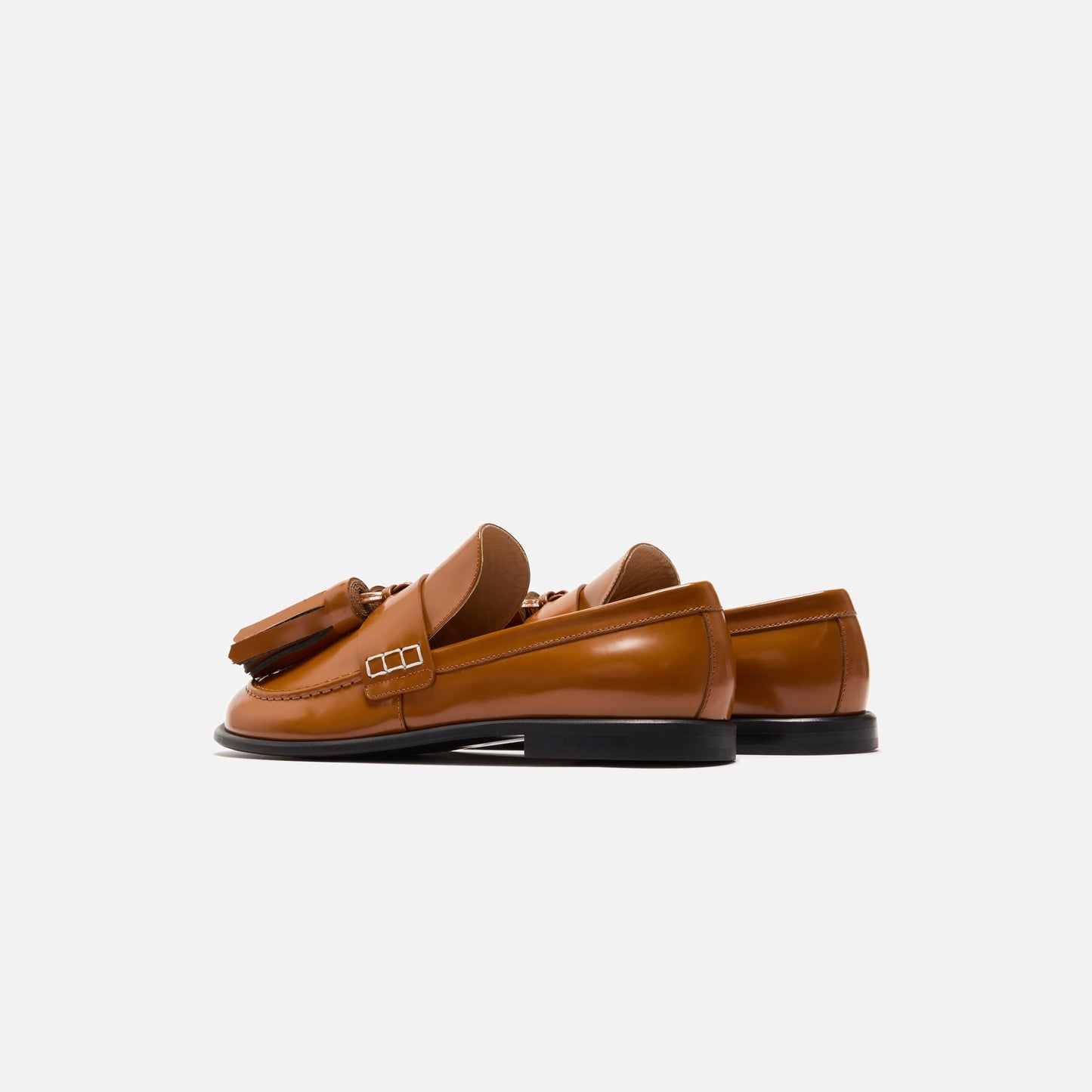 JW Anderson Tassel Loafer Mules - Tan