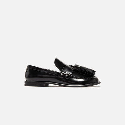 JW Anderson Tassel Loafer Mules - Black