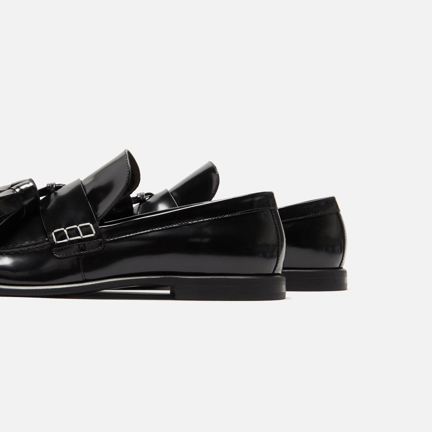 JW Anderson Tassel Loafer Mules - Black