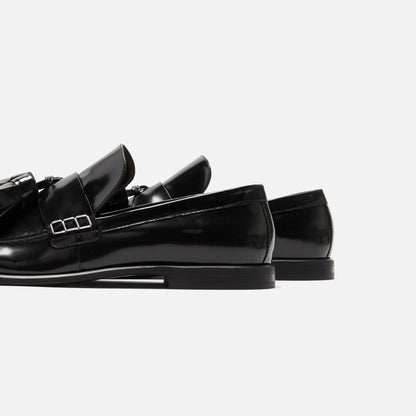 JW Anderson Tassel Loafer Mules - Black