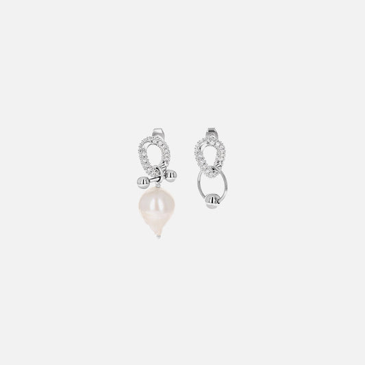 Justine Clenquet Debra Earring - Palladium