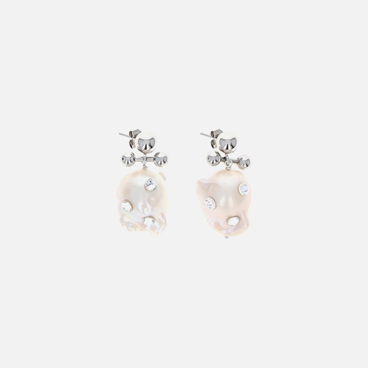 Justine Clenquet Joan Earring - Palladium