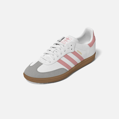 adidas Junior Samba OG - White / Semi Pink Spark / Gum