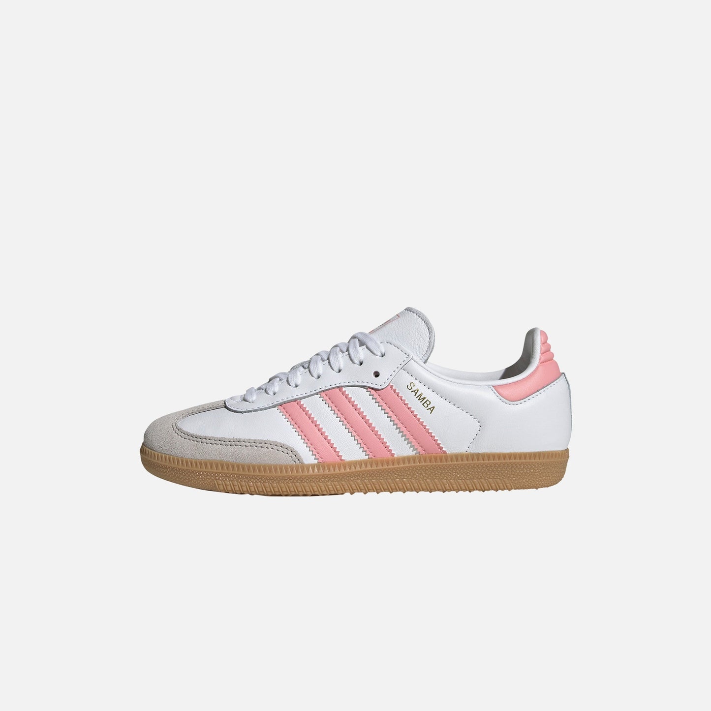 adidas Junior Samba OG - White / Semi Pink Spark / Gum