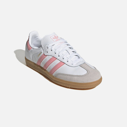 adidas Junior Samba OG - White / Semi Pink Spark / Gum