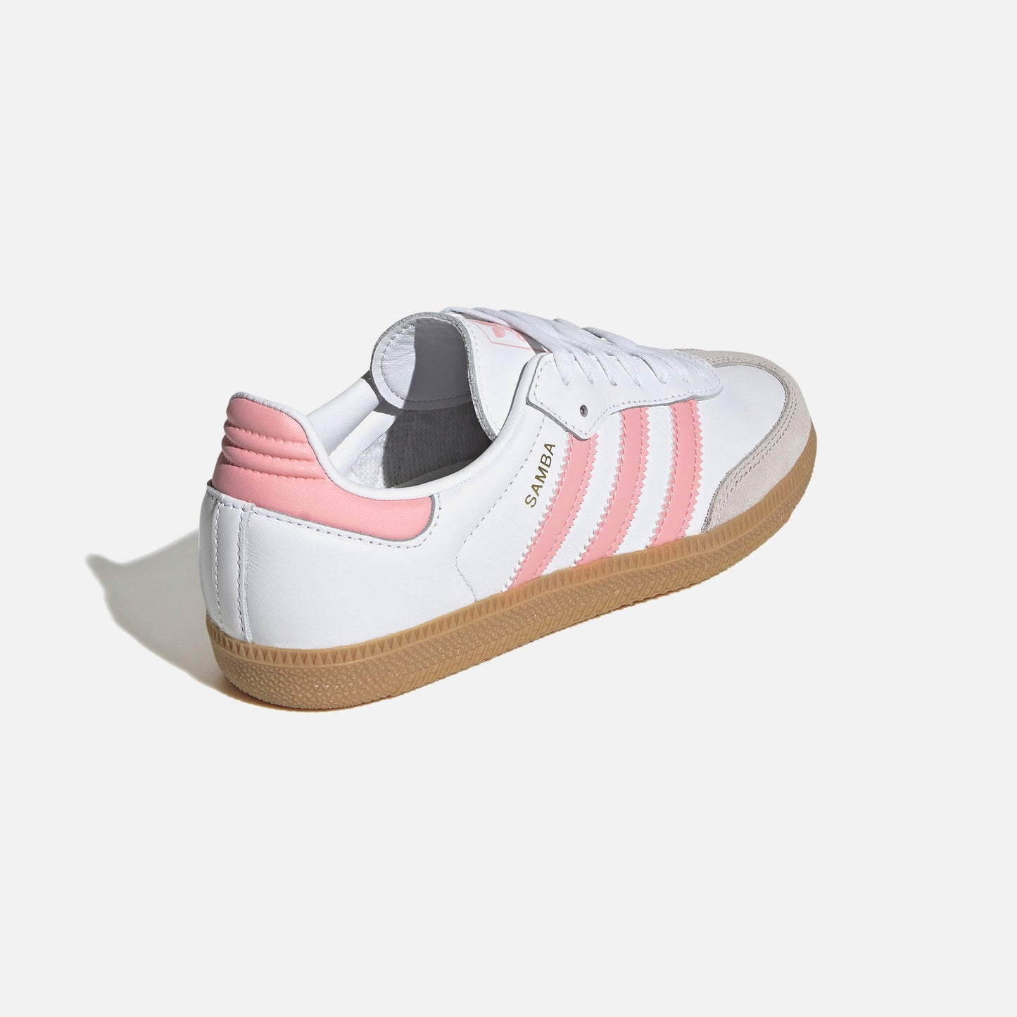 adidas Junior Samba OG - White / Semi Pink Spark / Gum