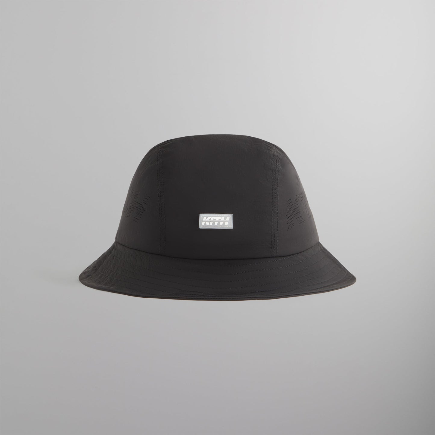 Kith Wrinkle Nylon Camper Bucket Hat - Black