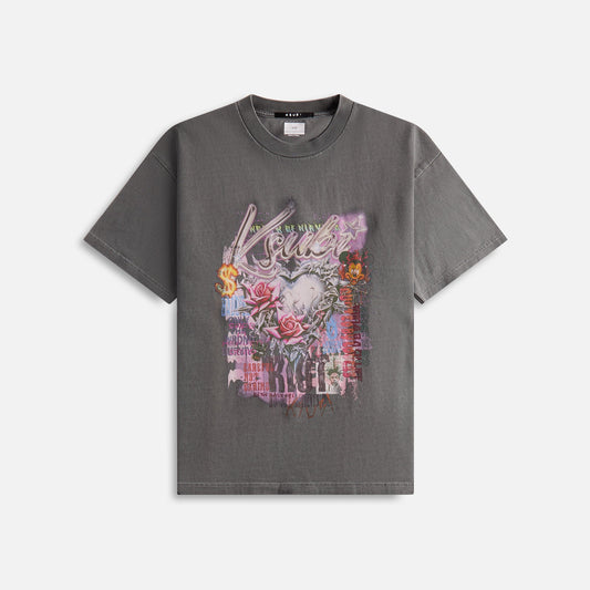 Ksubi Sketch Ekcess Tee - Charcoal