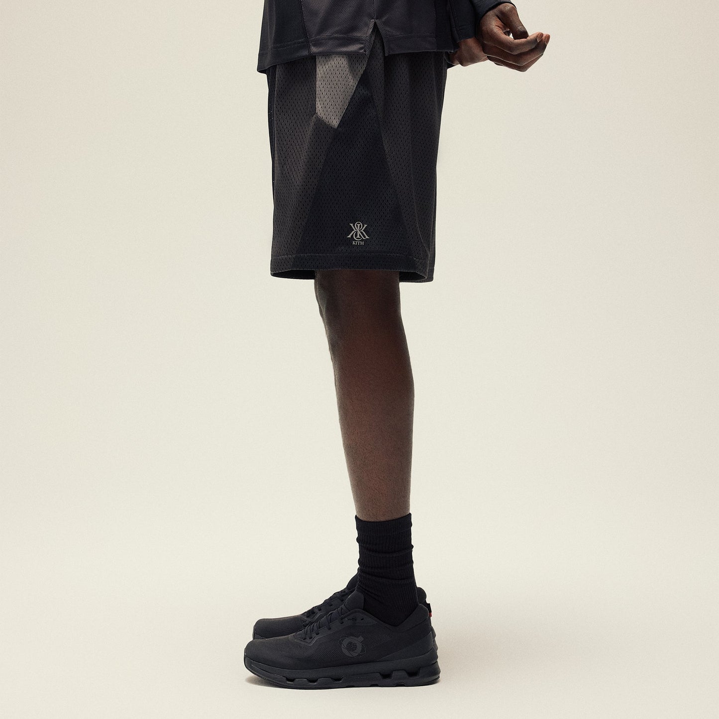 Kith Harden Panelled Mesh Short - Black