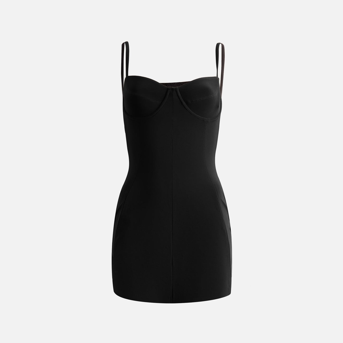 Norma Kamali Underwire Pickleball Dress - Black