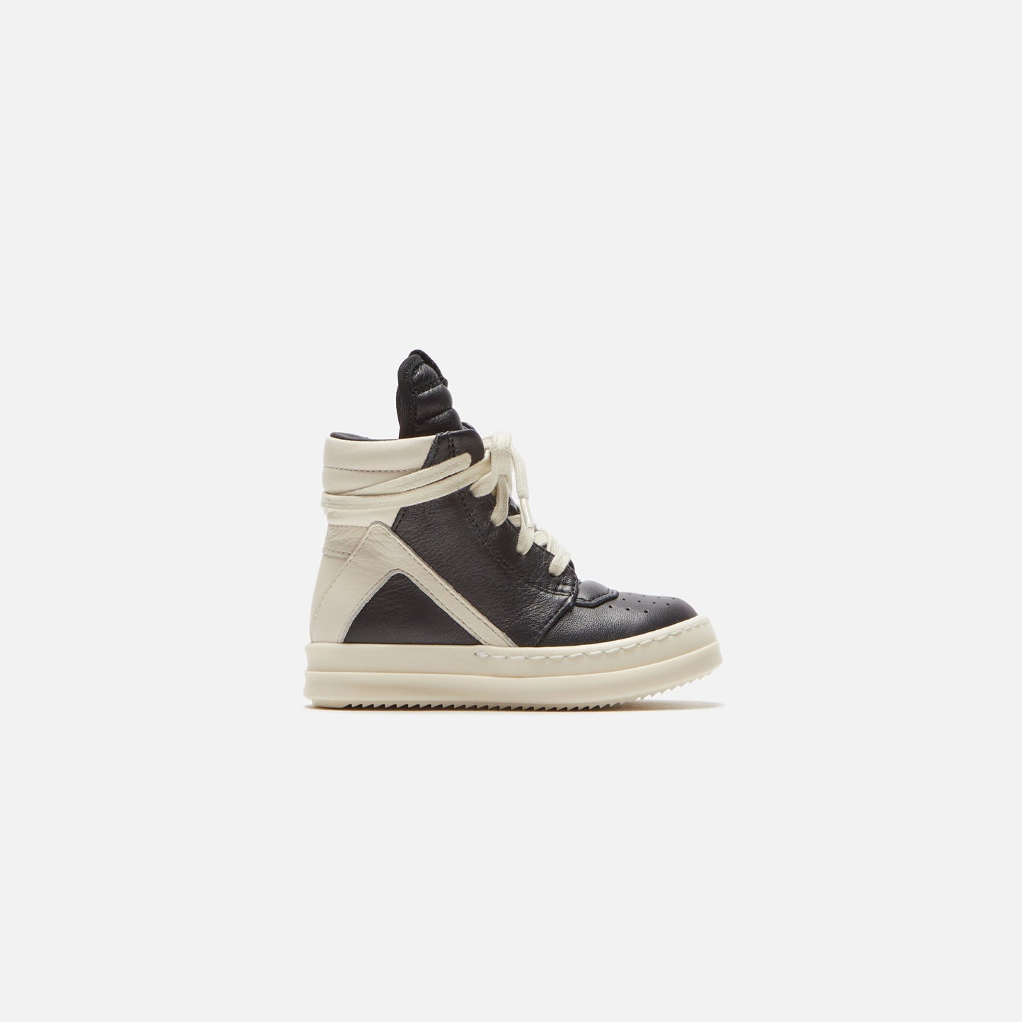 Rick Owens Baby Geobasket - Black / Milk / Milk