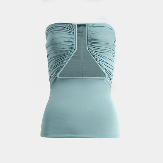 Rick Owens Jersey Prong Bustier - Mouthwash