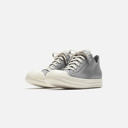 Rick Owens Low Sneaks - Scarpe In Pelle / Dust / Milk / Milk