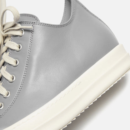 Rick Owens Low Sneaks - Scarpe In Pelle / Dust / Milk / Milk