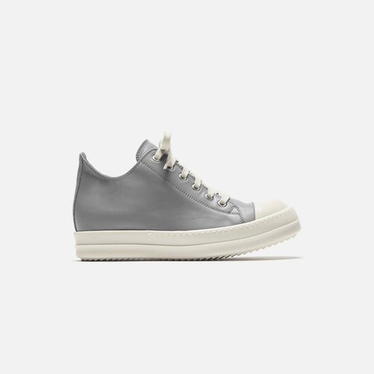 Rick Owens Low Sneaks - Scarpe In Pelle / Dust / Milk / Milk