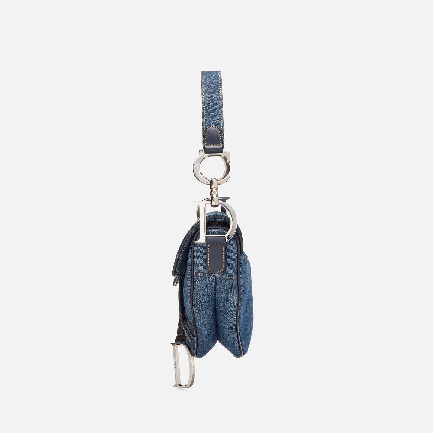 WGACA Christian Dior Embroidered Saddle - Blue