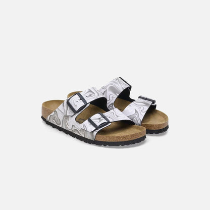 Birkenstock Arizona Birko-Flor - Marble / Black