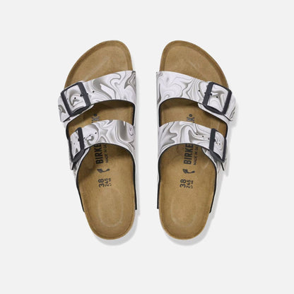 Birkenstock Arizona Birko-Flor - Marble / Black