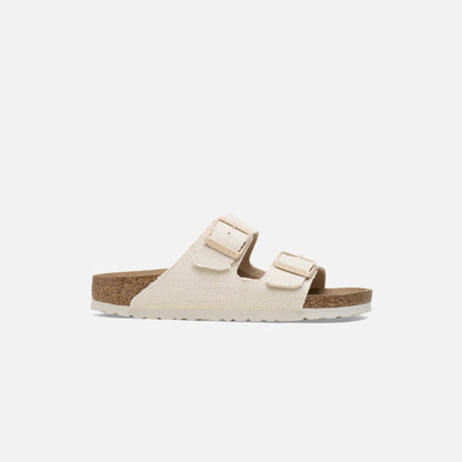 Birkenstock Arizona Vegan Canvas - Rough Eggshell