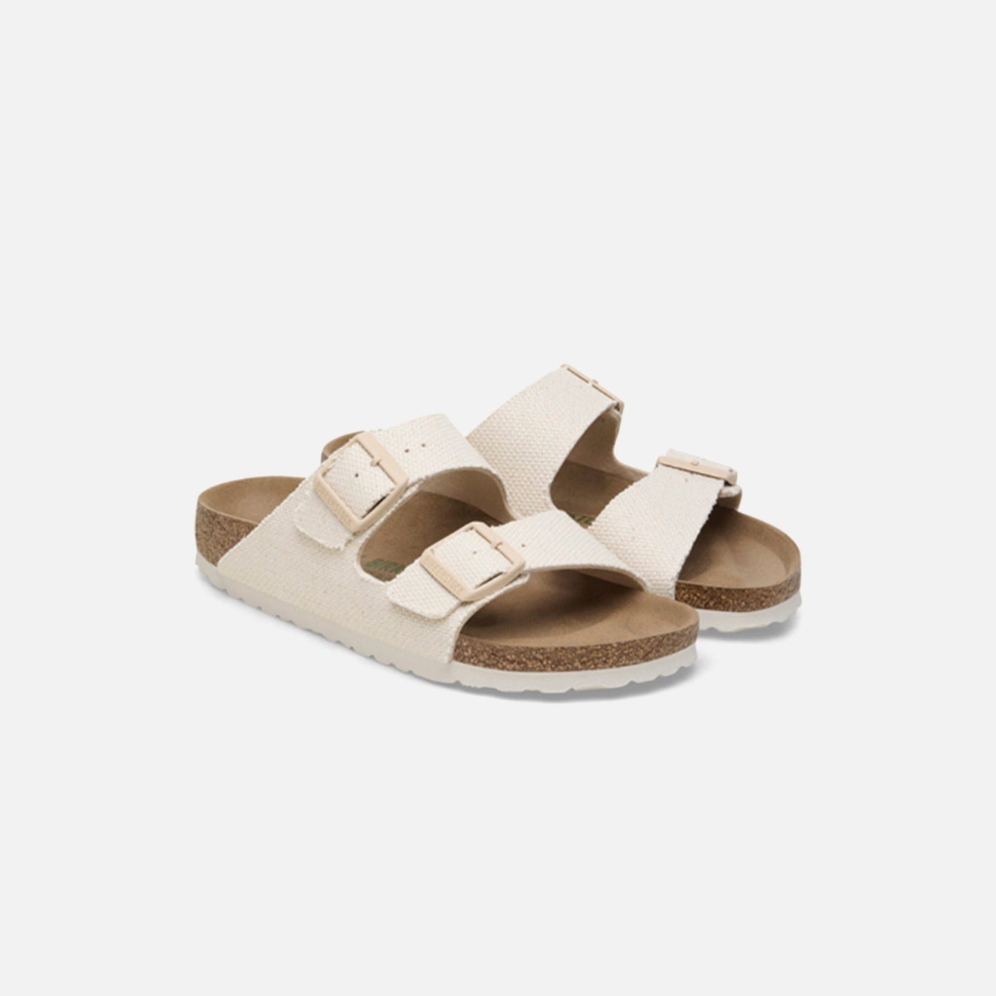 Birkenstock Arizona Vegan Canvas - Rough Eggshell