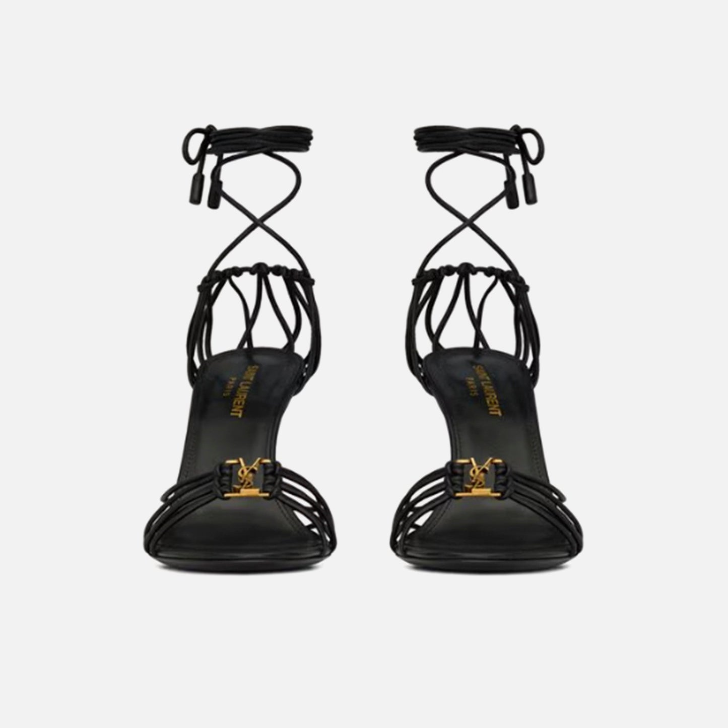 Saint Laurent Babylone 90 Sandal - Black